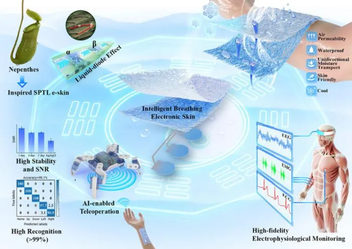 Bio-Inspired E-Skin Achieves High-Fidelity Signal Capture and ML-Controlled Teleoperation