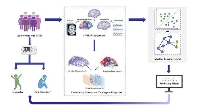 Dual-Branch Graph Attention Network Predicts ECT Success in Teen Depression