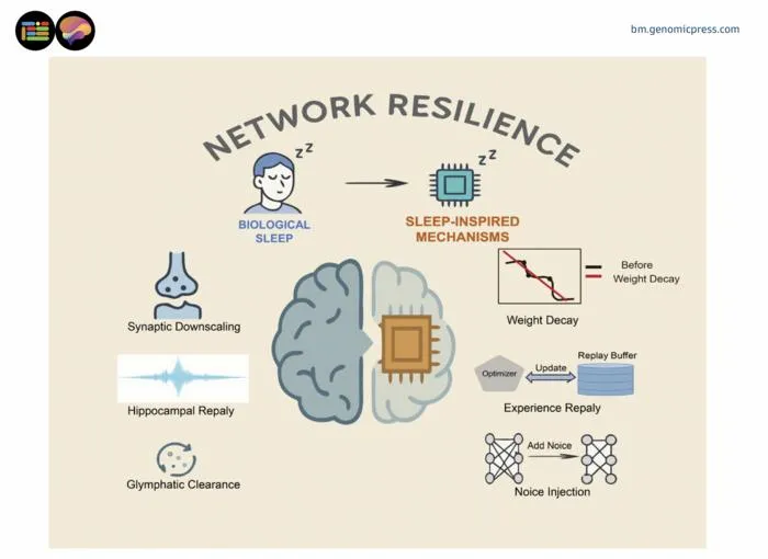 Sleep as a Model for Neural Network Resilience in Brains and AI
