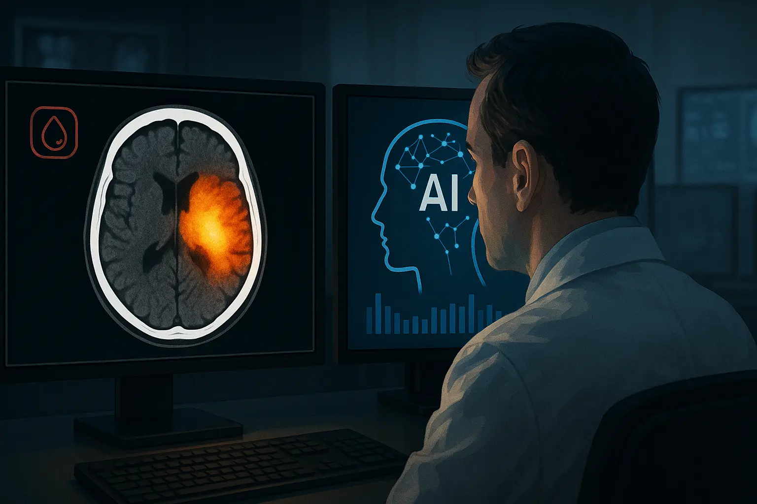 Real-time AI boosts CT hemorrhage detection by 38%