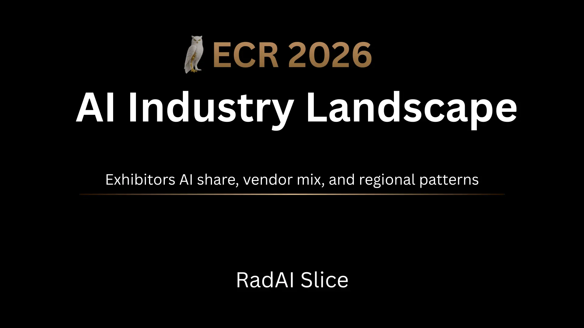 ECR 2026 AI Industry Landscape